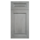 Rustic Gray Raised Panel Kitchen and Bath Cabinet